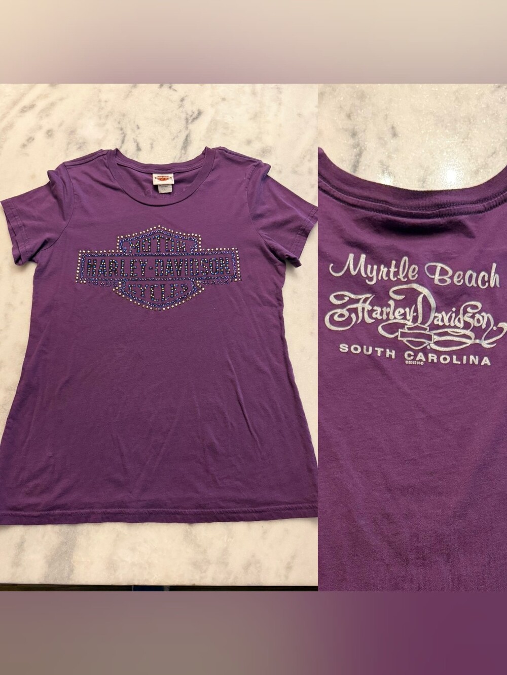 HARLEY-DAVIDSON women's T-shirt Myrtle Beach SC Size Large